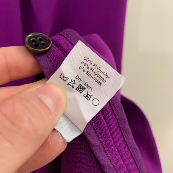 🌸 BROADWAY & BROOME Purple Tailored Mini Dress - Picture 7 of 10